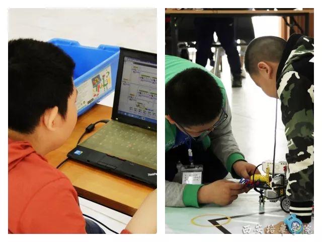 陕西省第十八届中小学电脑制作活动机器人竞赛项目参赛选手进行赛前
